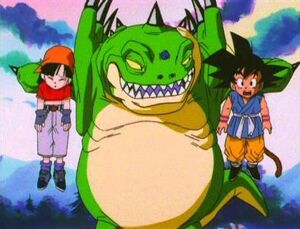 Goku i Pan vs Haze Shenron