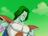 Zarbon troba Vegeta, Krilin i Bulma