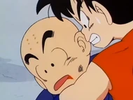 En Goku troba en Krilin mort