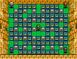 Super Bomberman 4 - Battle Mode - All stages (Password 0520) 