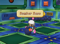 Inside of Bomber Base in Bomberman Generation