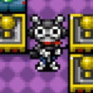 Bomberman Tournament - Hige with Gun 3 (enlarged pose).gif (203 KB) Hige with gun from Bomberman Tournament