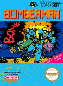 Bomberman NES caixa