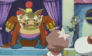 Bajira yelling at White Bomber