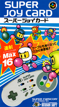 コントローラーSUPERJOYCard Super Nintendo SNES Super Joy Card Controller - Hudson Soft