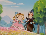 The happy mommy and daughter