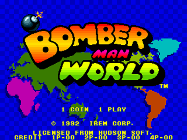Play Arcade Bomber Man World (Japan) Online in your browser 