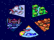 Mega Bomberman Levels.png (5 KB) Areas (going clockwise)