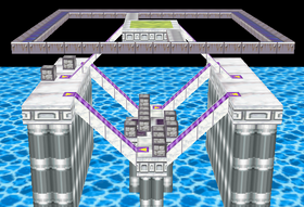 A better view of the stage's three layers