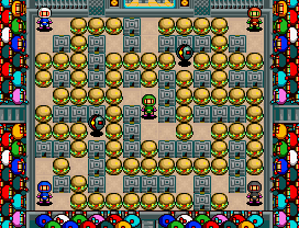 Super Bomberman 4 - Battle Mode - All stages (Password 0520) 