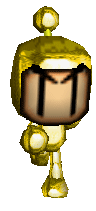 Golden Bomber walking (medium) - rendered from BH