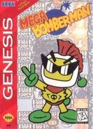 North American Box Art for Mega Bomberman.