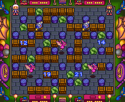 Super Bomberman 5 Zone 5b Map Map for Super Nintendo by