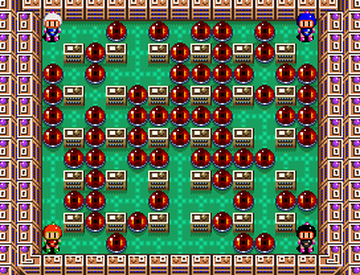 Super Bomberman 5 Zone 1 Map Map for Super Nintendo by