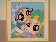 With her sister Jennifer