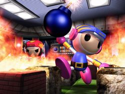 Bomberman Hardball Gameplay PS2 Battle mode 4 players (www