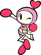 Pink Bomber artwork in Super Bomberman R