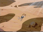 White Bomberman sleeping loudly