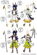 Concept Artof Kuro during an event