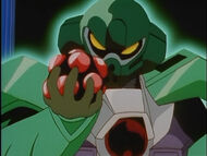 Sildork with the B-Da Jewel, increasing his own immense strength