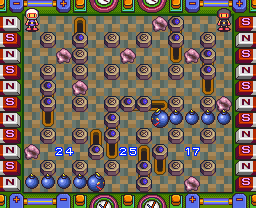 Super Bomberman 5 Zone 5b Map Map for Super Nintendo by