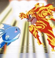 Seavsfire.jpg (233 KB) A battle screen with FireKong and Pommy Sea from the guidebook.