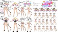 Concept Art of Olive's Swimsuit Design