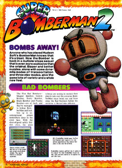 Boxed Pixels: Snes Review : Super Bomber Man 2 (Game 082)