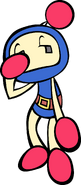 Blue Bomber artwork in Super Bomberman R