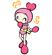 Pink Bomberman Happy