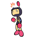 Black Bomberman Trouble