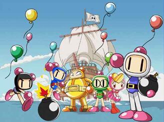 Bomberman land touch logo