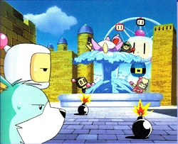 Jeu vidéo Bomberman Fantasy Race - Playstation - PS1 - Manga news