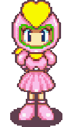Pretty Bomber spinning and switching back without her mask.