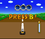 The beginning of the track.