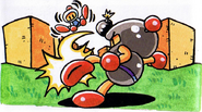 The ability to jump makes it virtually impossible to trap the other players as they can simply jump over and away from explosions.