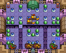 Super Bomberman 5 Zone 5b Map Map for Super Nintendo by