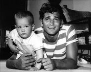 with his son Michael Landon Jr.