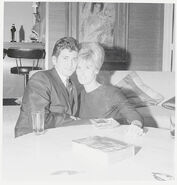 with his wife Lynn