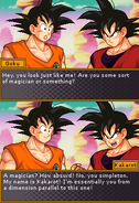 Kakarot is rude and brash, much like Vegeta.