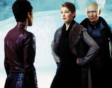 Jinx und Frost beim Austausch von Nettigkeiten