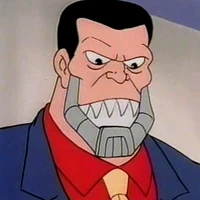 Beißer im Look der Zeichentrickserie James Bond Jr.