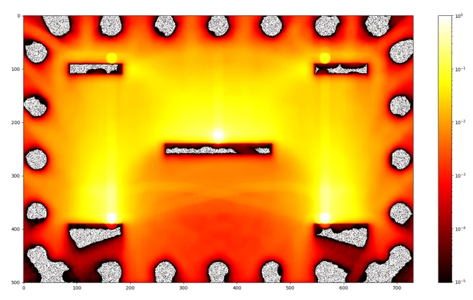 DEATH Player heatmap. Lighter colors = more Players