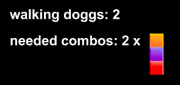 Many of the same combo can exist, but only that combo can be the level goal for the level