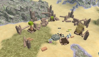 Raiding Booga Booga Roblox Wiki Fandom - destroying an entire god tribe solo roblox booga booga