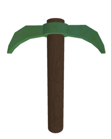 Emerald Pickaxe Booga Booga Roblox Wiki Fandom - roblox booga booga emerald blade