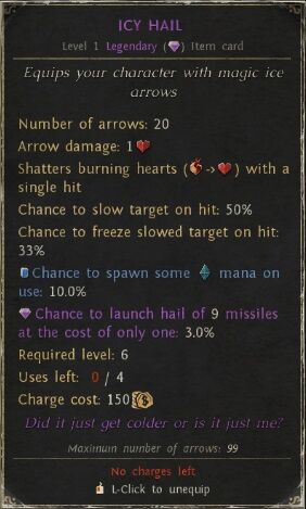 Ice Arrow | Book of Demons Wiki | Fandom
