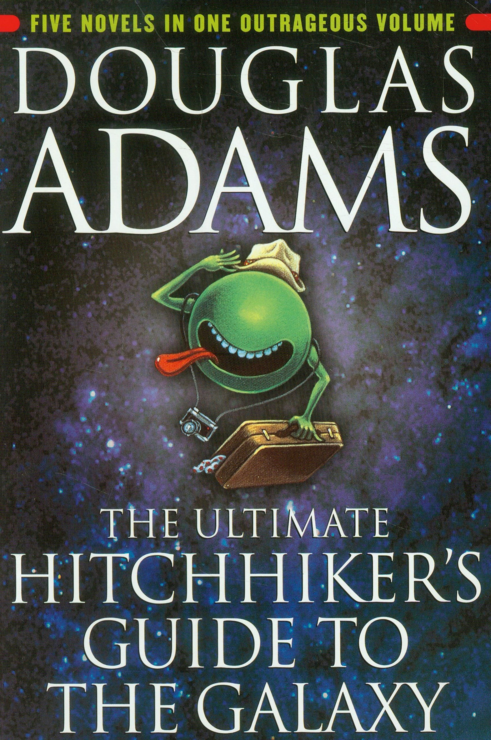 The Hitchhiker Trilogy: Guide to the Galaxy / The Restaurant at the End of the Universe / Life, the Universe and Everything / So Long, and Thanks for All the Fish / Mostly Harmless [Book]