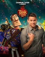 Tatum and his character Joaquín Mondragon