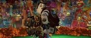 Carmen and Manolo Sánchez hug in the Land of the Remembered